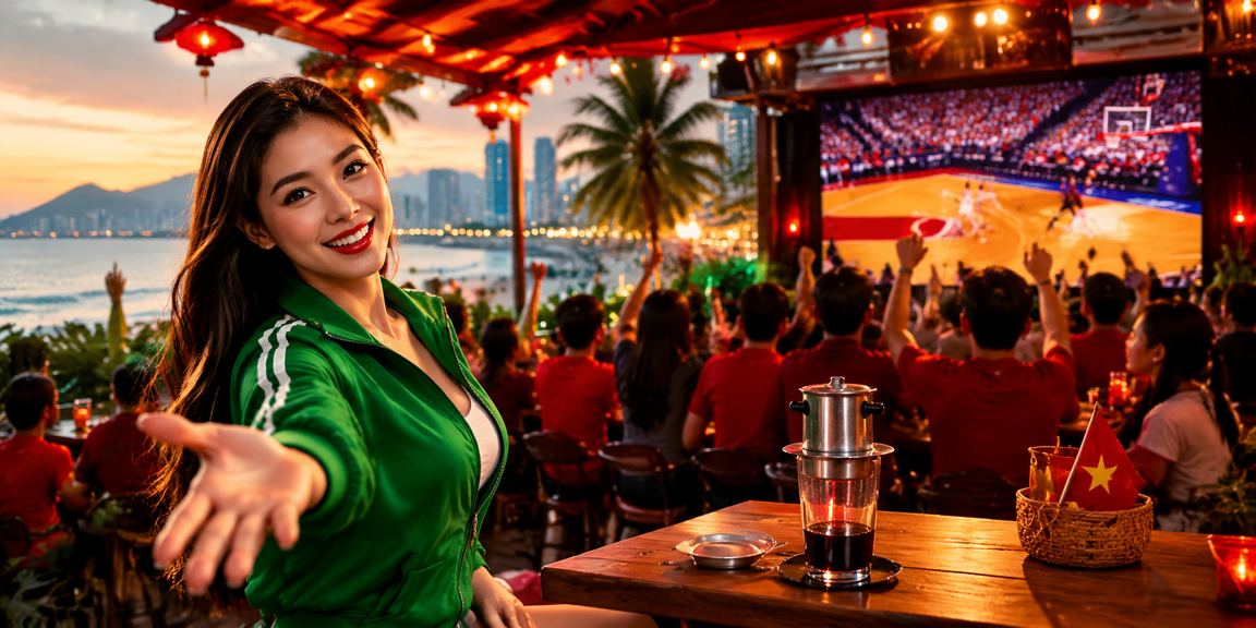 Người dùng Nha Trang theo dõi bóng rổ và tài khoản VIP
